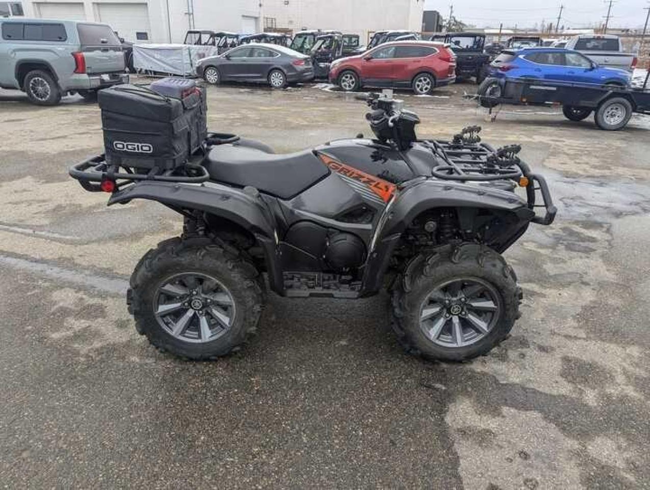 2021 Yamaha Grizzly 700 EPS SE $108 B/W - Photo #5