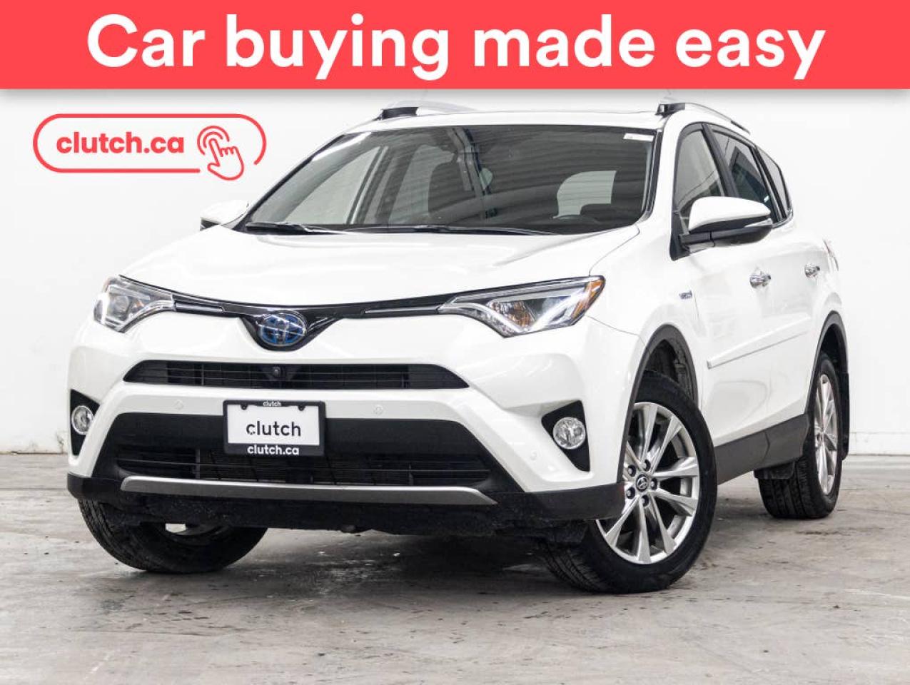 Used 2016 Toyota RAV4 Hybrid Limited AWD w/ Tech Package w/ Heated Front Seats, Power Sunroof, 360 Rearview Cam for sale in Toronto, ON