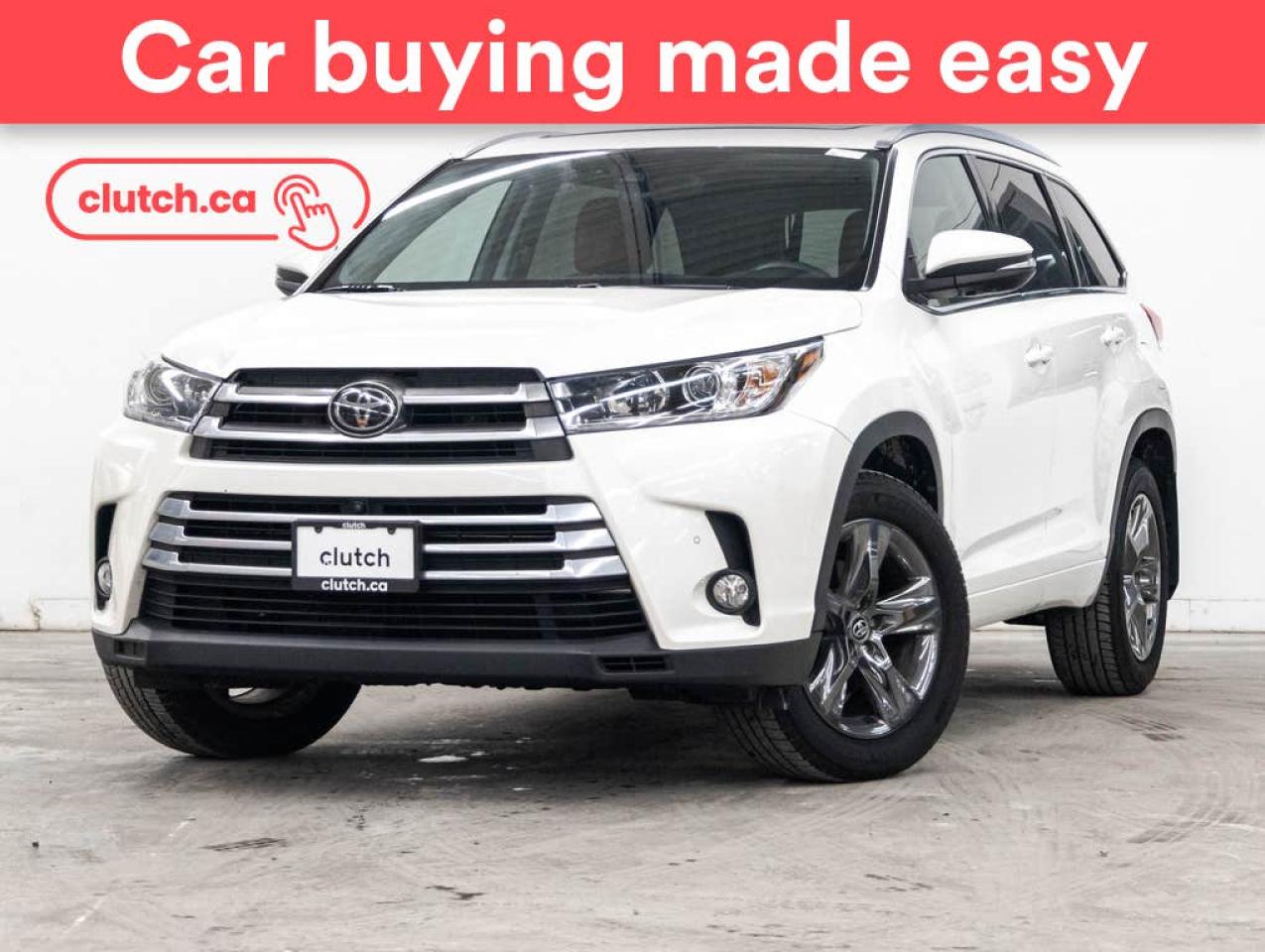 Used 2017 Toyota Highlander Limited AWD w/ Panoramic Sunroof, Tri Zone A/C, 360 Degree Cam for sale in Toronto, ON