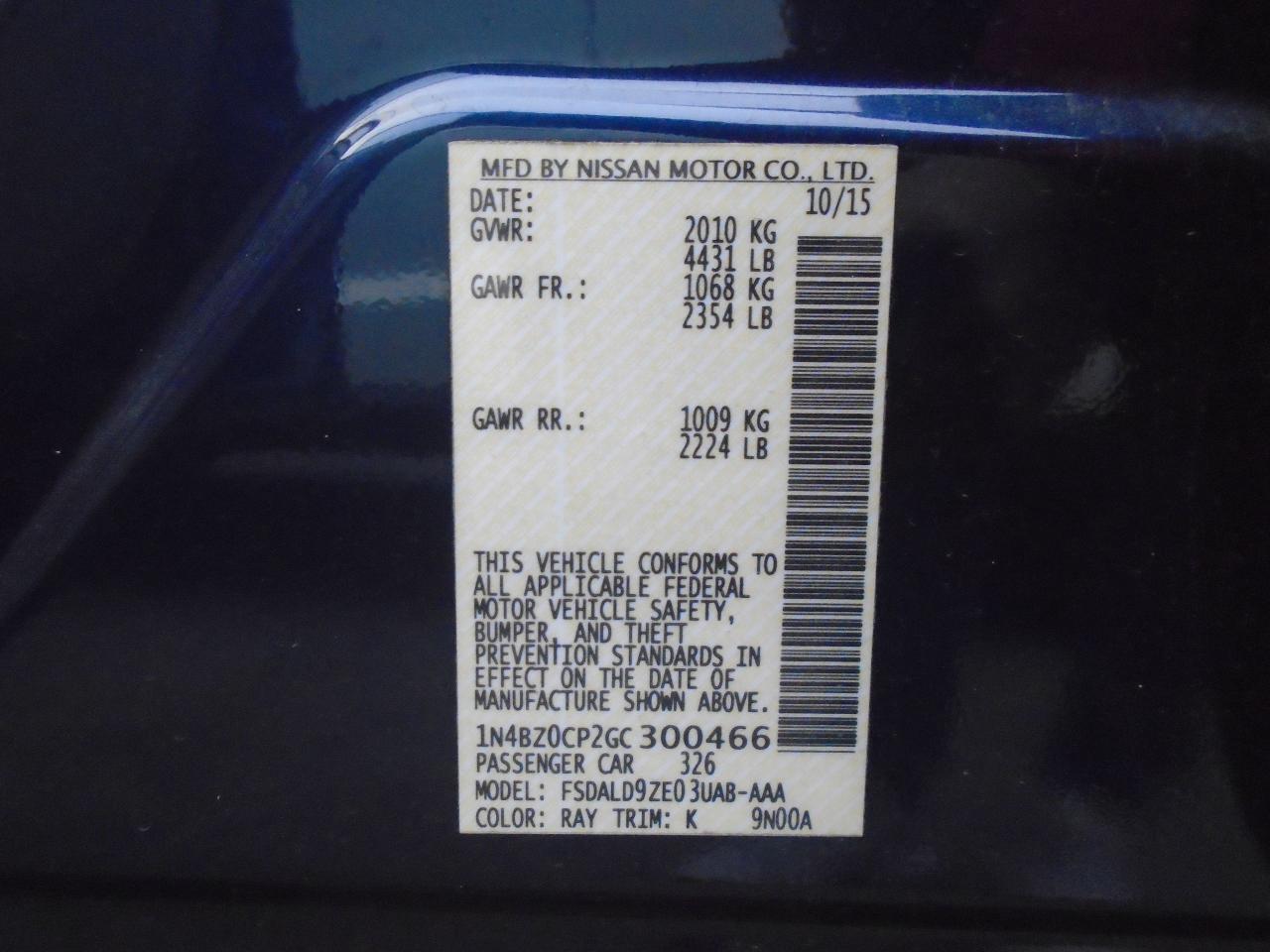 2016 Nissan Leaf Electric 4dr HB SV - Photo #30
