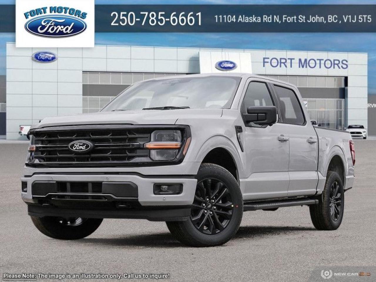 New 2024 Ford F-150 XLT  - Leather Seats - Premium Audio for sale in Fort St John, BC