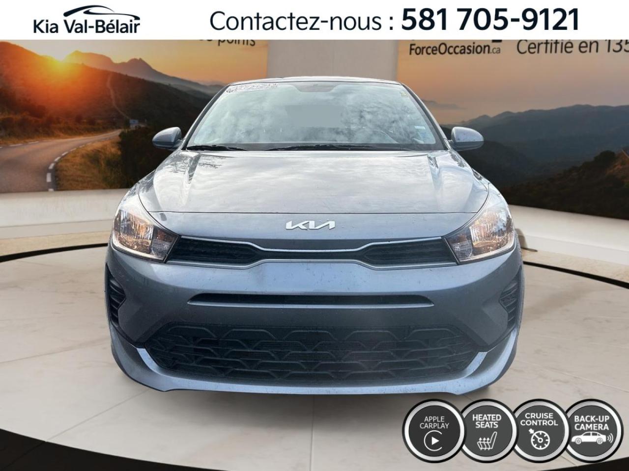 Used 2022 Kia Rio5 LX+ A/C * CAMÉRA * CRUISE * BLUETOOTH * CARPLAY * for sale in Québec, QC