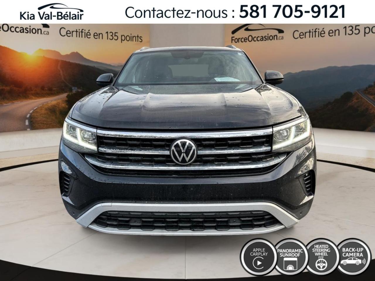 Used 2020 Volkswagen Atlas Cross Sport COMFORTLINE A/C *AWD * CARPLAY * CRUISE * CAMÉRA * for sale in Québec, QC