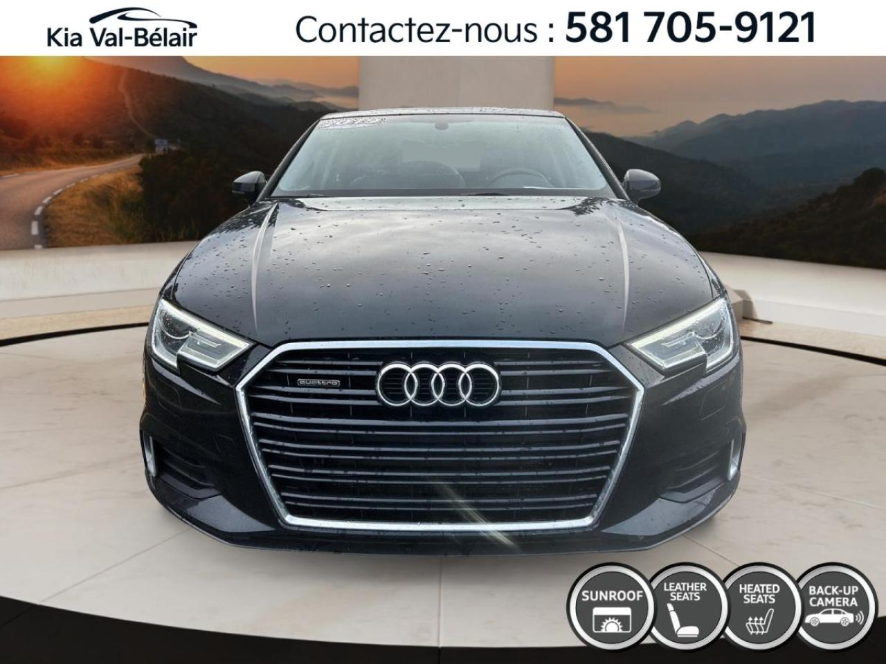 Used 2019 Audi A3 Komfort 45 Quattro *TOIT OUVRANT *BANCS CHAUFFANTS for sale in Québec, QC