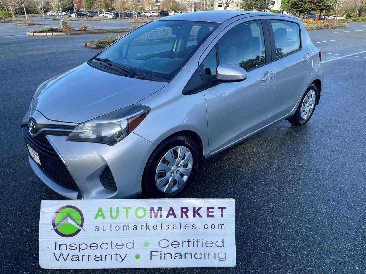 Used 2015 Toyota Yaris LE, CAMERA, ANDROID STERIO, FINANCING FOR EVERYONE! WARRANTY, INSPECTED! for sale in Surrey, BC