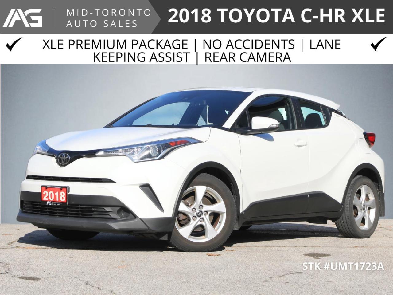 Used 2018 Toyota C-HR 2018 Toyota CH-R | XLE Premium Package - No Accidents - Lane Assist - Rear Camera - Alloy Wheels for sale in North York, ON