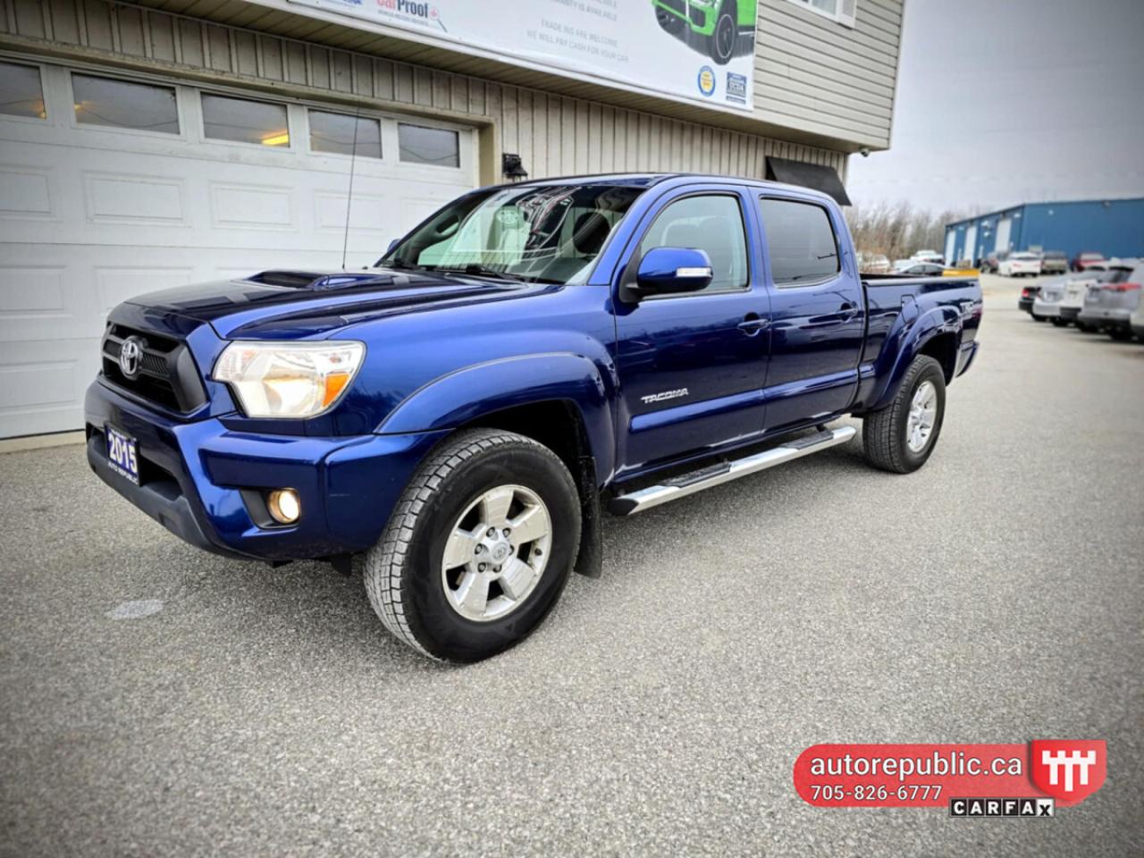 Used 2015 Toyota Tacoma TRD Sport 4x4 Certified Well Maintained Local Truc for sale in Orillia, ON