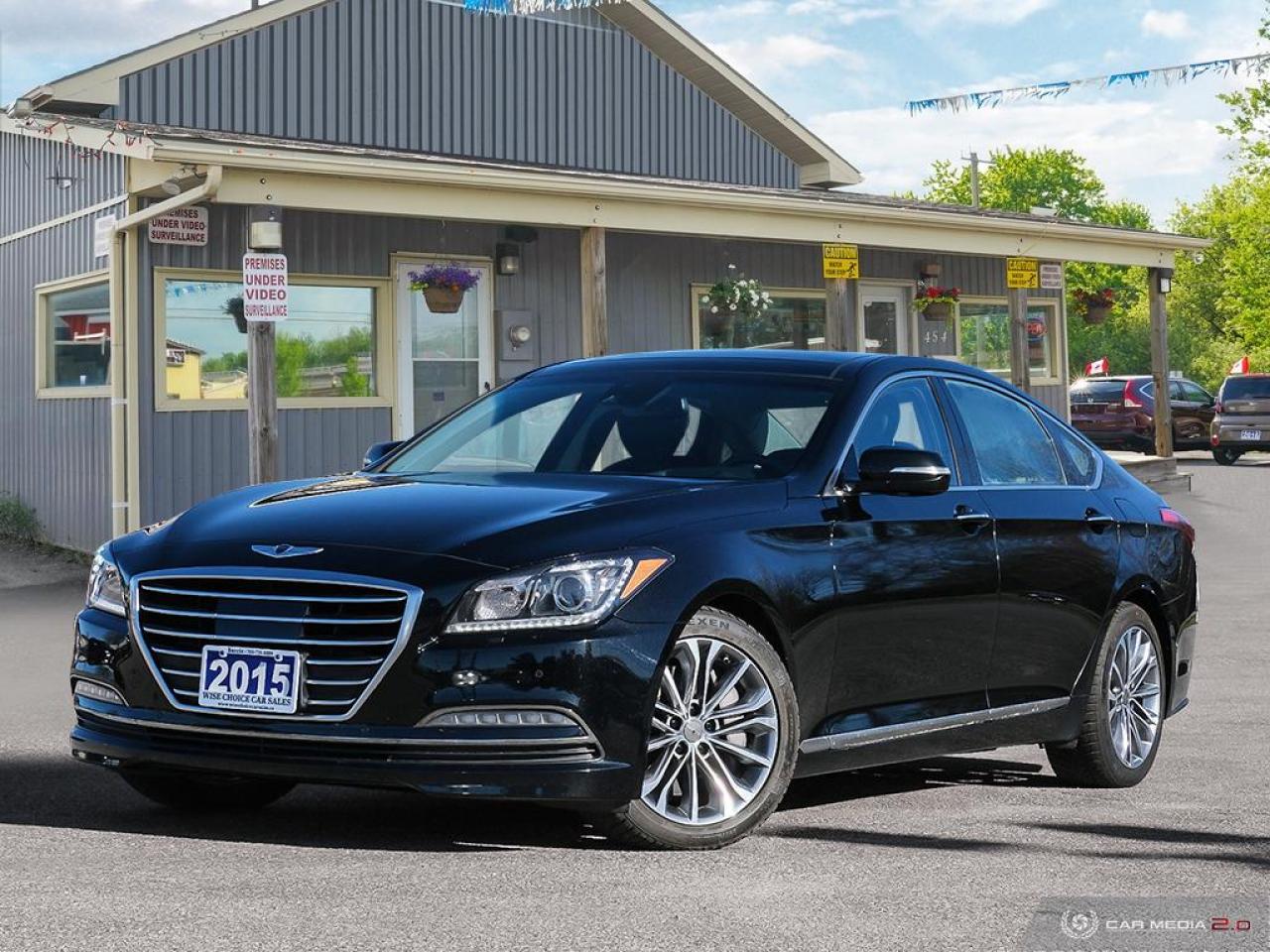 Used 2015 Hyundai Genesis 4dr Sdn Technology, ECO, NAVI, PANO, LEATHER INT for sale in Orillia, ON