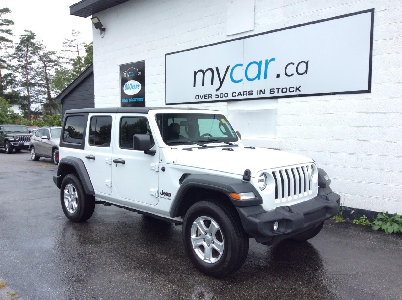 Used 2023 Jeep Wrangler Sport 2L 4X4 SPORT!!!   BACKUP CAM. BLUETOOTH. A/C. CRUISE. PWR GROUP. CALL NOW!!! for sale in North Bay, ON