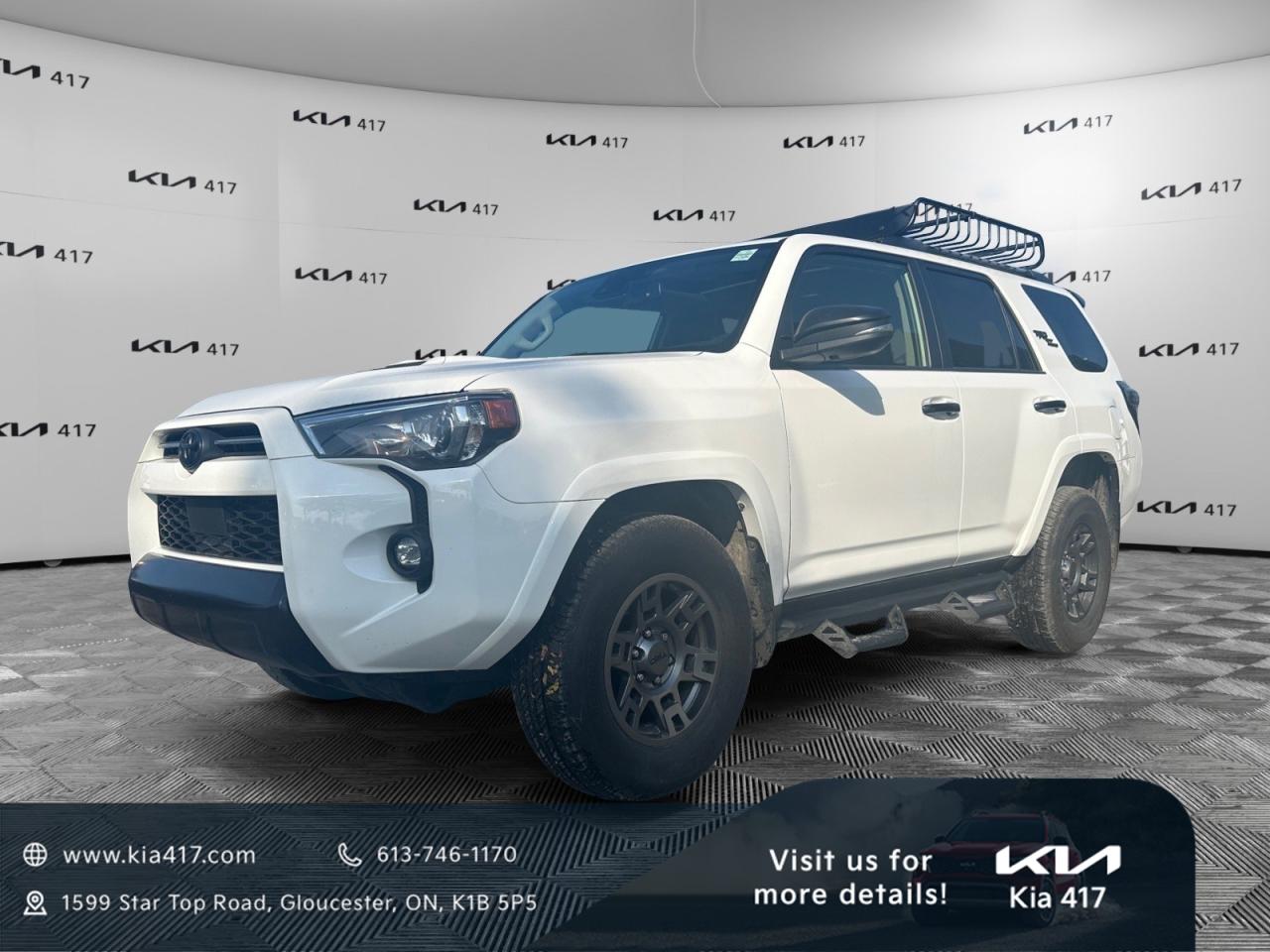 Used 2021 Toyota 4Runner TRD OFF ROAD | NAVIGATION | SUNROOF | LEATHER HEATED SEATS | ROOF RACK | RUNNING BOARDS for sale in Gloucester, ON