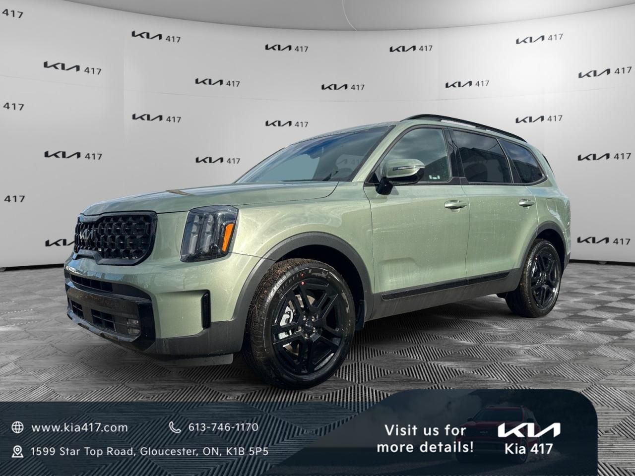 New 2025 Kia Telluride X-Line In Stock - Available Now! for sale in Gloucester, ON