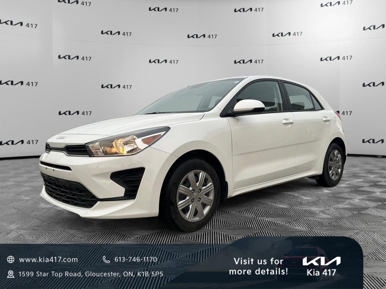 Used 2023 Kia Rio LX PLUS | BLIND SPOT DETECTION | SUNROOF | HEATED SEATS & STEERING WHEEL | APPLE CARPLAY | ANDROID A for sale in Gloucester, ON