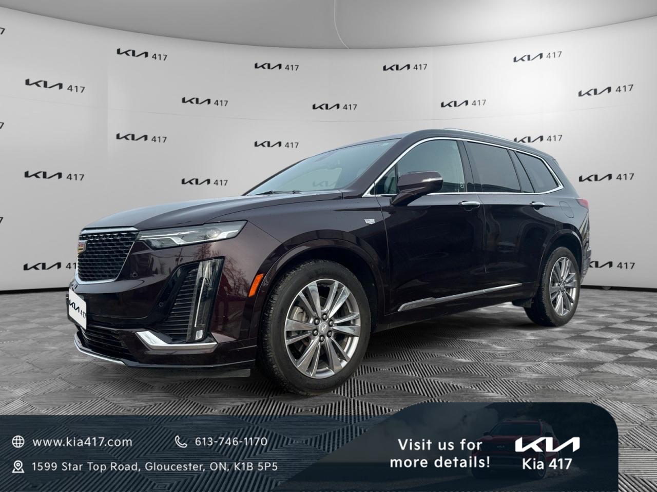 Used 2020 Cadillac XT6 Premium Luxury AWD | PANORAMIC SUNROOF | BOSE SOUND SYSTEM | CARPLAY | REMOTE START | LEATHER HEATED SEATS for sale in Gloucester, ON