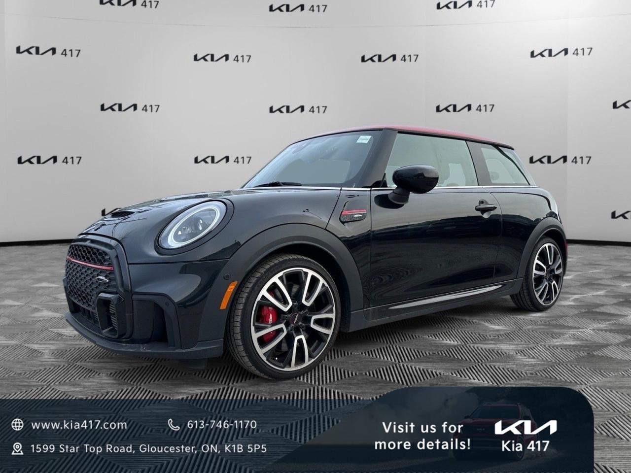 Used 2024 MINI 3 Door John Cooper Works JOHN COOPER WORKS | PREMIER LINE+ | SPORT SEATS | DUAL SUNROOF | HEADS UP DISP | HEATED WHEEL | MANU for sale in Gloucester, ON