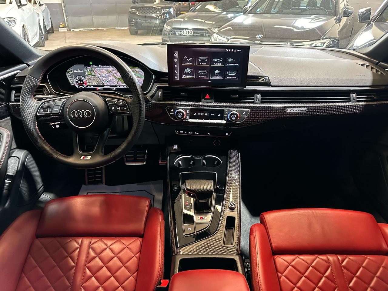 2021 Audi S5 COUPE|RED INT.|MASSAGE|NAV|LANE KEEP|BSM| - Photo #9