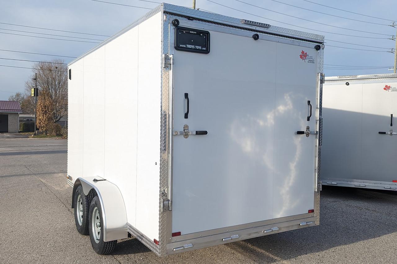 2024 Canadian Trailer Company 7x14 V Nose Cargo Trailer Aluminum Tandem Axle Photo8