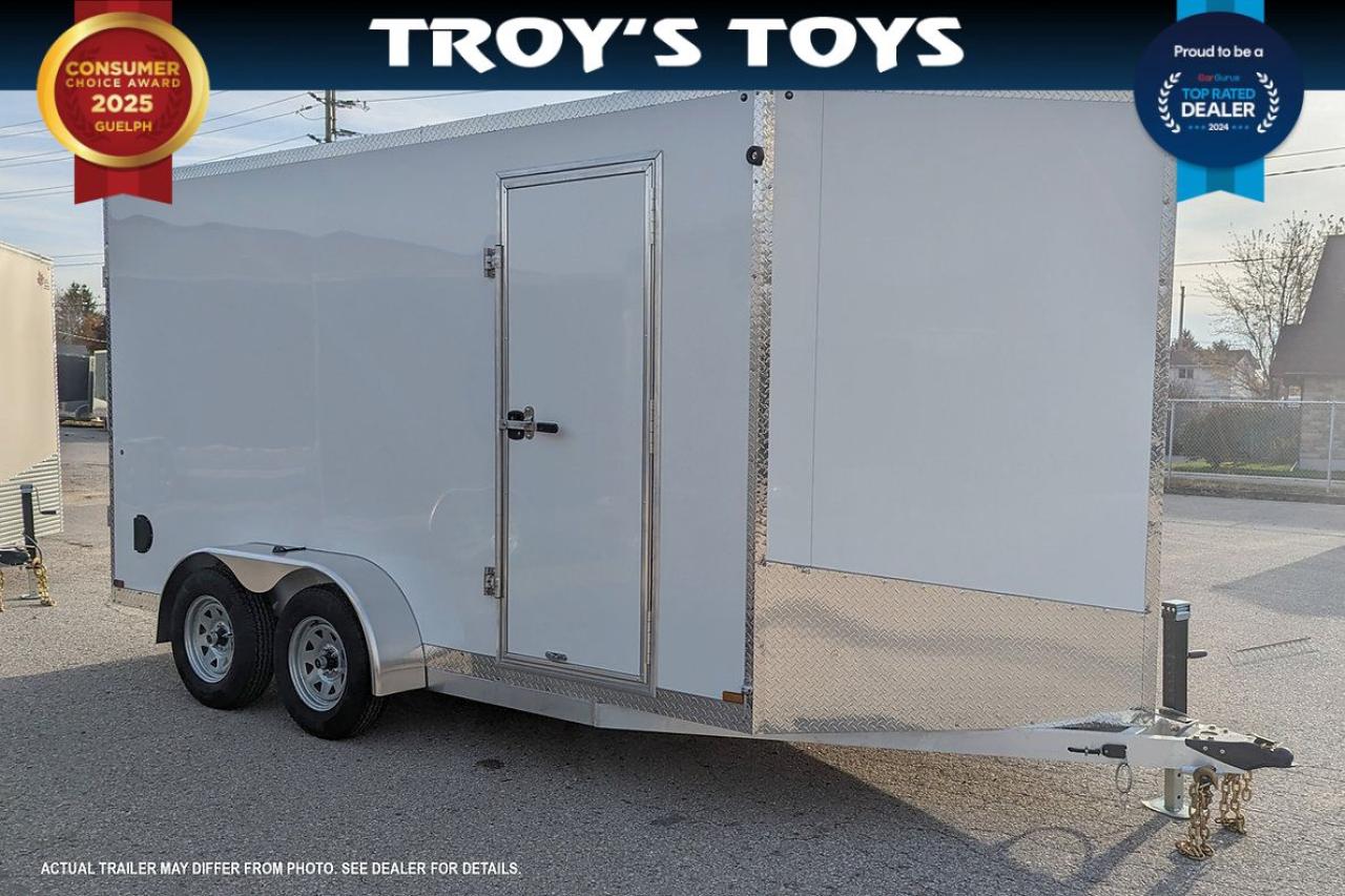 2024 Canadian Trailer Company 7x14 V Nose Cargo Trailer Aluminum Tandem Axle