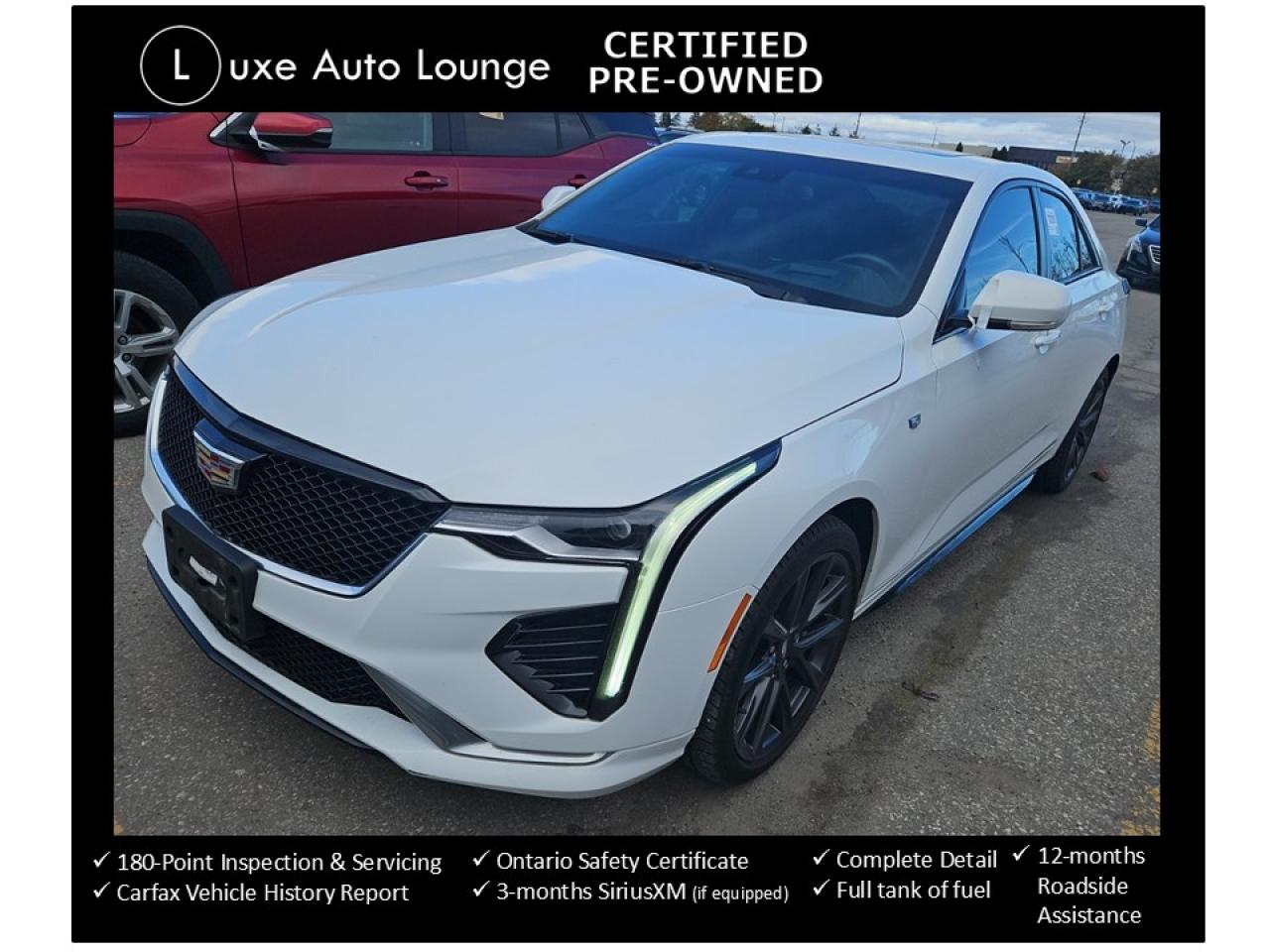 Used 2020 Cadillac CT4 SPORT AWD, LOW KM! BOSE, SUNROOF, HUD, LEATHER!! for sale in Orleans, ON