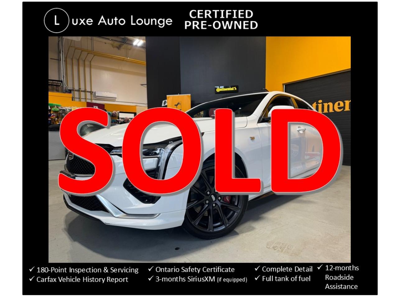 Used 2020 Cadillac CT4 SPORT AWD, LOW KM! BOSE, SUNROOF, HUD, LEATHER!! for sale in Orleans, ON