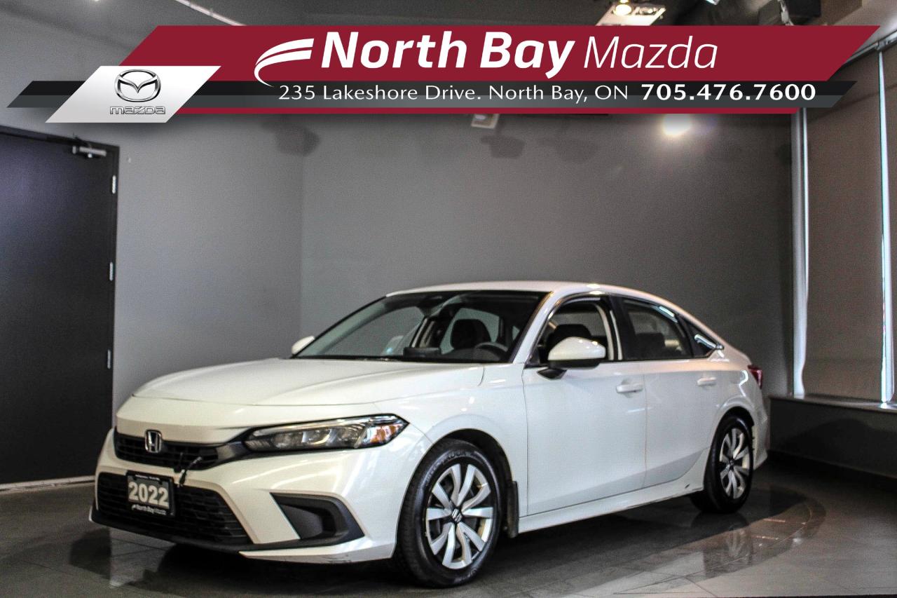 Used 2022 Honda Civic LX HEATED SEATS - APPLE CARPLAY AND ANDROID AUTO - REARVIEW CAMERA for sale in North Bay, ON