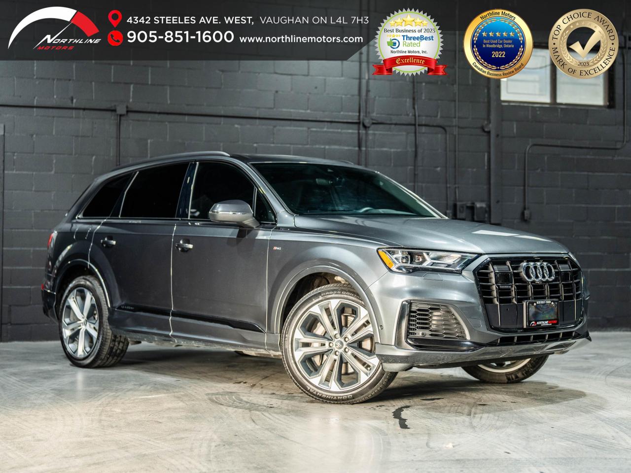 Used 2022 Audi Q7 Progressiv/360 CAM/PANO/NAV/ACC/CLEAN CARFAX for sale in Vaughan, ON