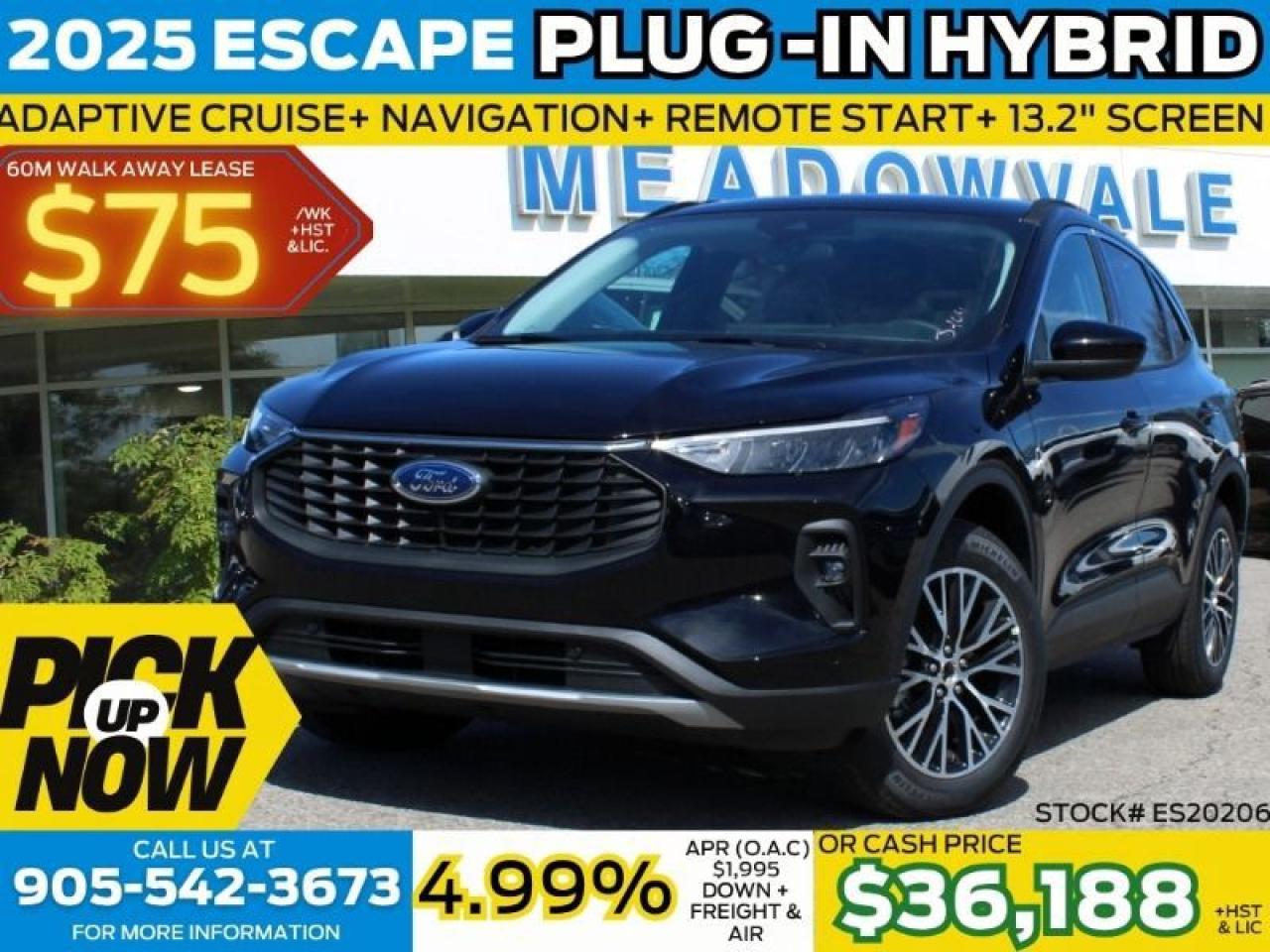 New 2025 Ford Escape Plug-in Hybrid for sale in Mississauga, ON