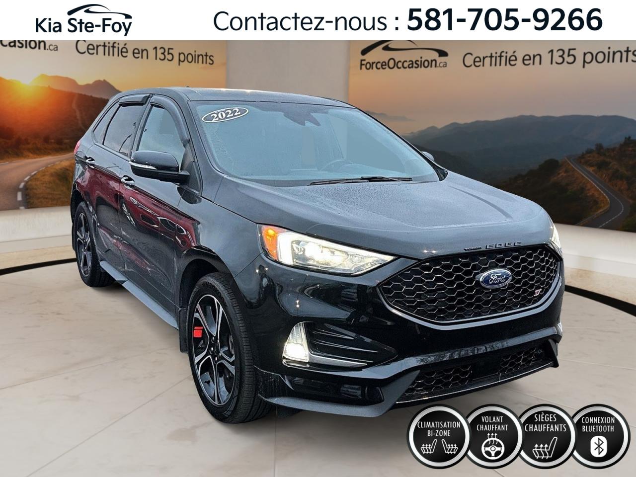 Used 2022 Ford Edge ST AWD CUIR *GPS *CARPLAY *BIZONE *SIEGE CHAUFFANT for sale in Ste-Foy, QC