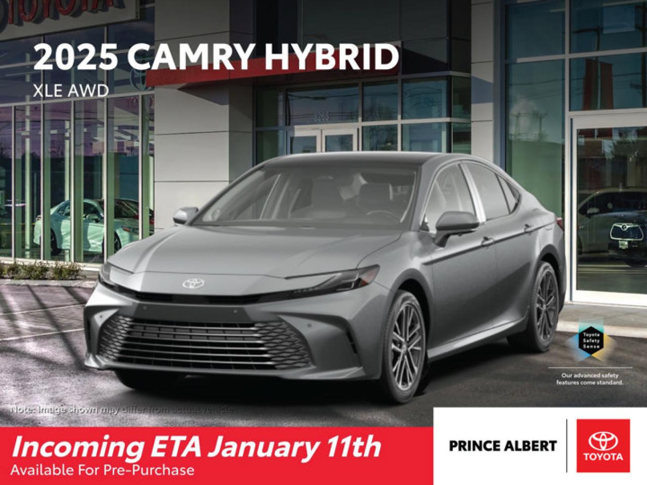 New 2025 Toyota Camry HYBRID XLE AWD for sale in Prince Albert, SK