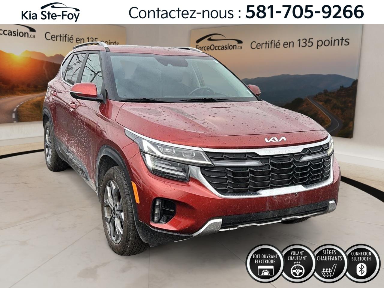 Used 2024 Kia Seltos EX AWD *CUIR *TOIT *BOUTON POUSSOIR *BI-ZONE for sale in Ste-Foy, QC