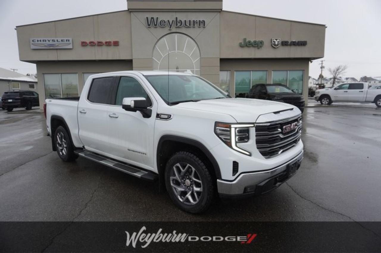 Used 2022 GMC Sierra 1500 SLT | 3.0L DURAMAX DIESEL!! | Vented/Heated Seats | Leather | Digital Gauges | Multi-Pro Tailgate | for sale in Weyburn, SK