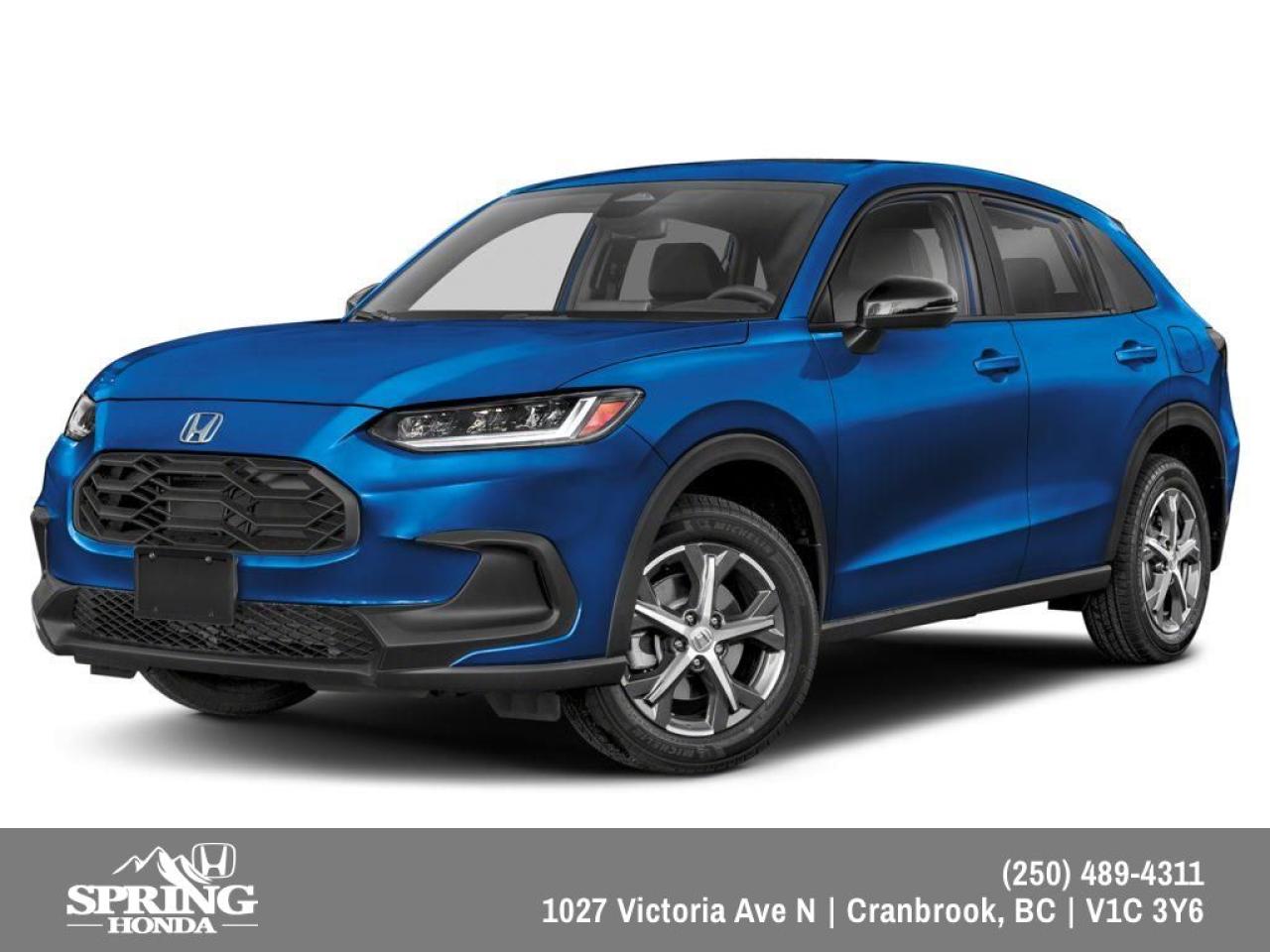 New 2025 Honda HR-V Sport PRICE INCLUDES: FREIGHT & PDI, XPEL - PAINT PROTECTION FILM, ALL SEASON MATS, BLOCK HEATER, PREMIUM PAINT for sale in Cranbrook, BC