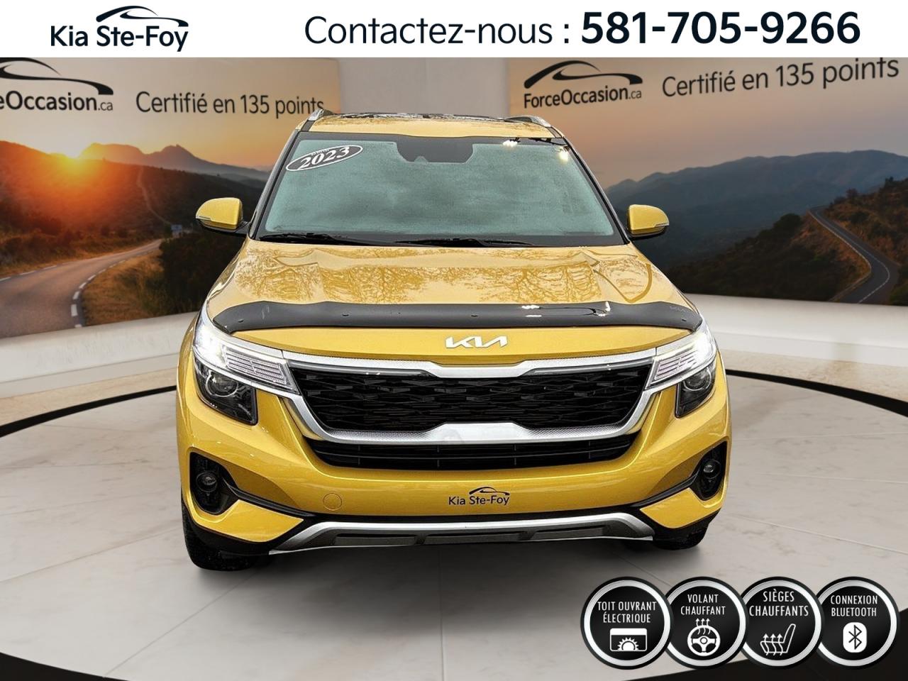 Used 2023 Kia Seltos EX* AWD* CUIR* TOIT* VOLANT CHAUFFANT* CARPLAY* for sale in Ste-Foy, QC