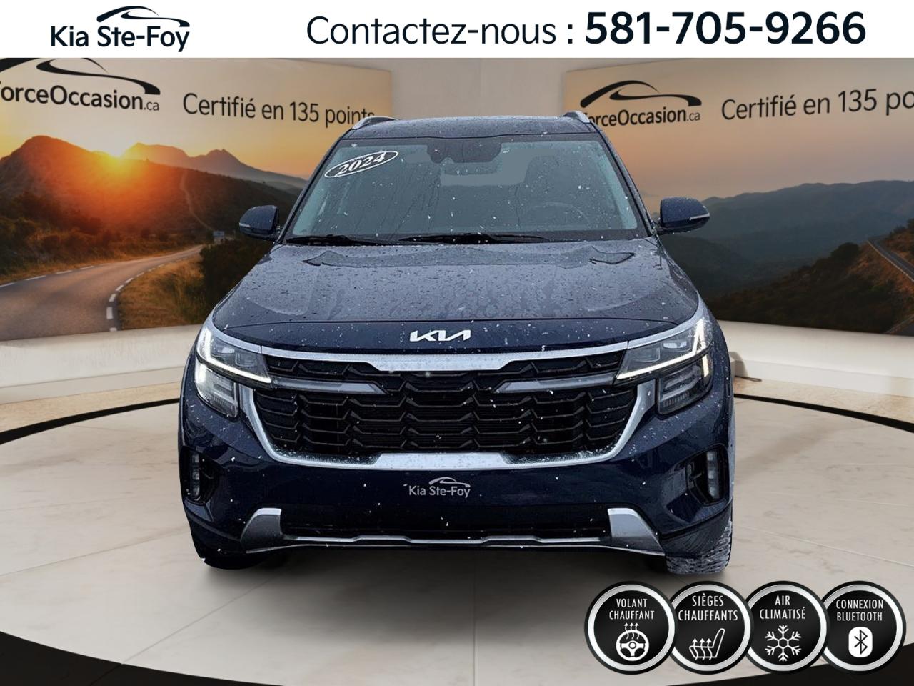 Used 2024 Kia Seltos EX AWD *CUIR *TOIT *BOUTON POUSSOIR *BI-ZONE for sale in Ste-Foy, QC