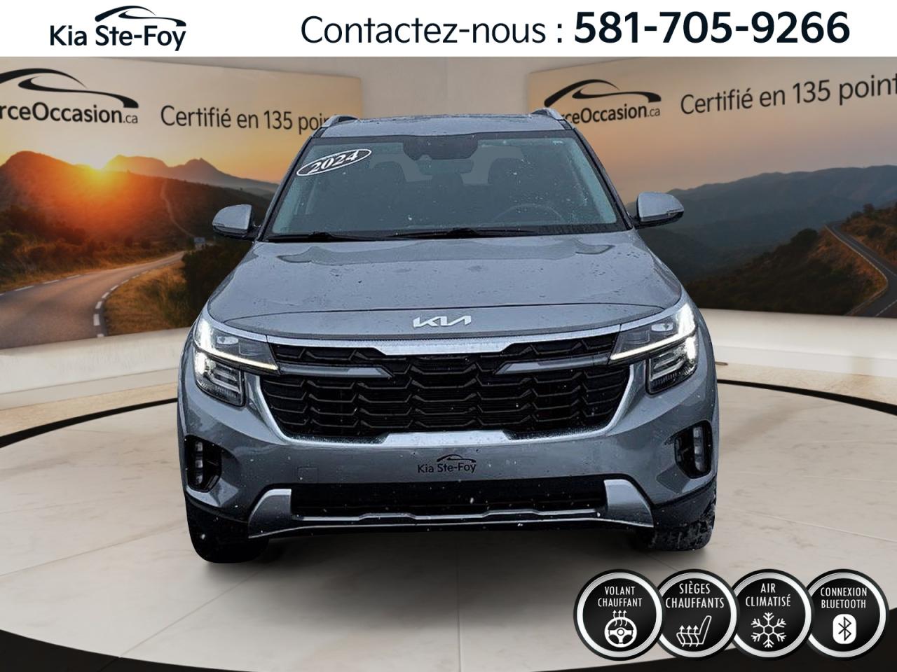 Used 2024 Kia Seltos EX AWD *CUIR *TOIT *BOUTON POUSSOIR *BI-ZONE for sale in Ste-Foy, QC