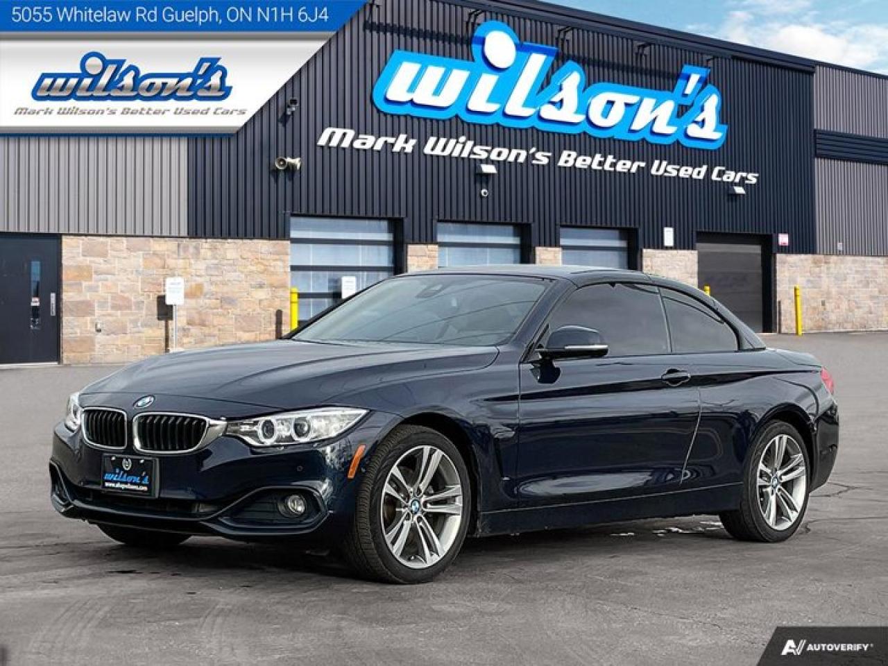 Used 2017 BMW 4 Series 430i xDrive Convertible | Hard Top | Leather | Nav | HUD | Heated Seats | Bluetooth | Rear Camera for sale in Guelph, ON