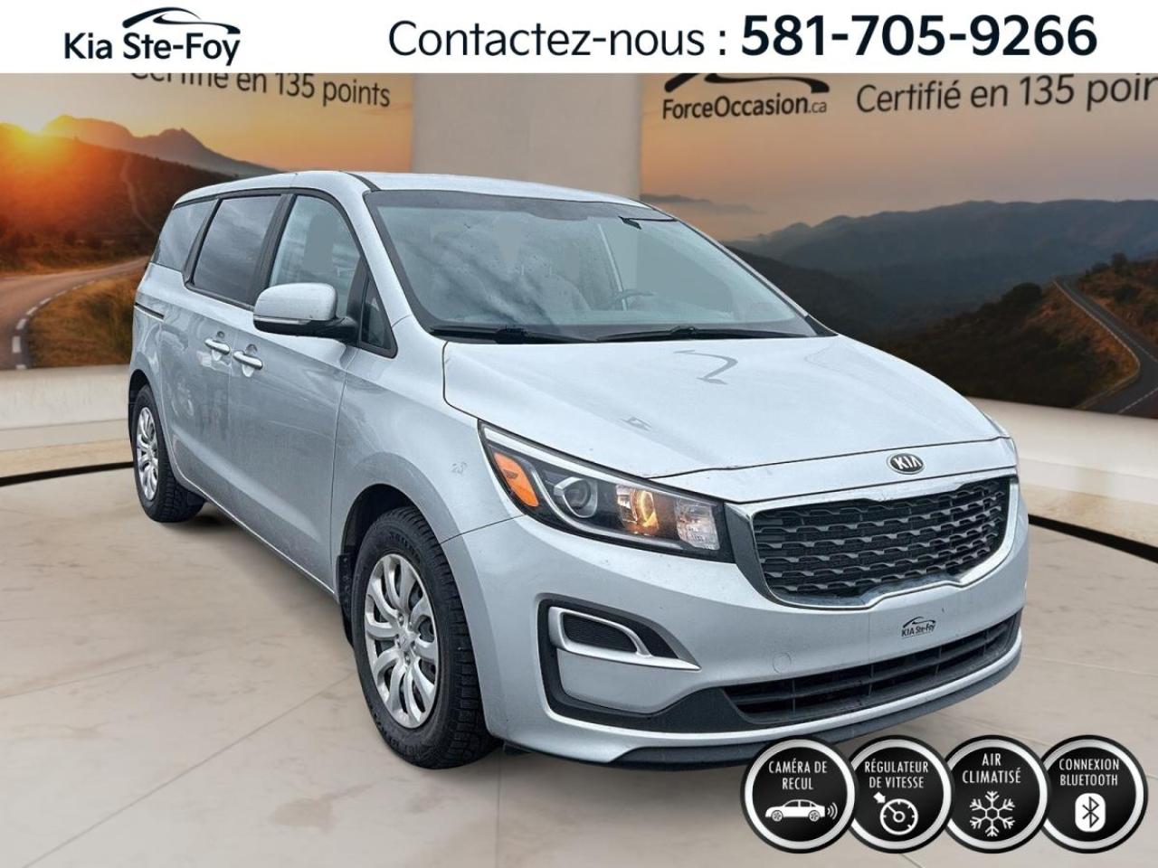 Used 2019 Kia Sedona L* V6* 7 PASS* BLUETOOTH* CRUISE* CAMERA* A/C* for sale in Ste-Foy, QC