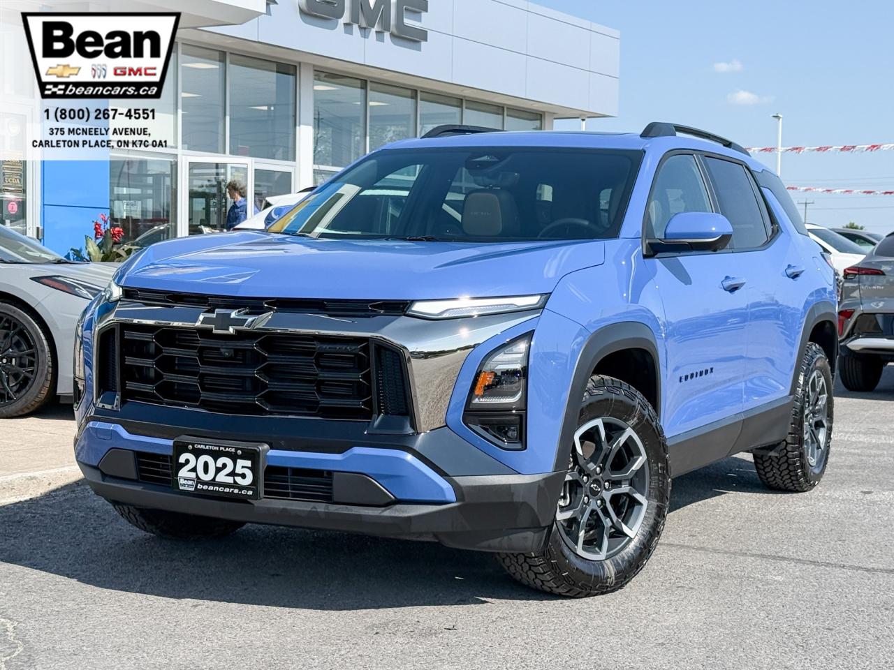 New 2025 Chevrolet Equinox ACTIV 1.5L 4CYL WITH REMOTE START/ENTRY, SUNROOF, HEATED SEATS, HEATED STEERING WHEEL, VENTILATED SEATS, POWER LIFTGATE, HD SURROUND VISION for sale in Carleton Place, ON