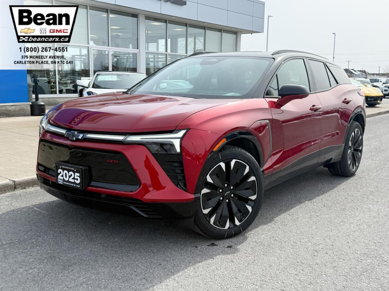 New 2025 Chevrolet Blazer EV RS FULLY ELECTRIC WITH REMOTE START/ENTRY, SUNROOF, HEATED SEATS, VENTILATED SEATS, HEATED STEERING WHEEL, POWER LIFTGATE, HD SURROUND VISION for sale in Carleton Place, ON