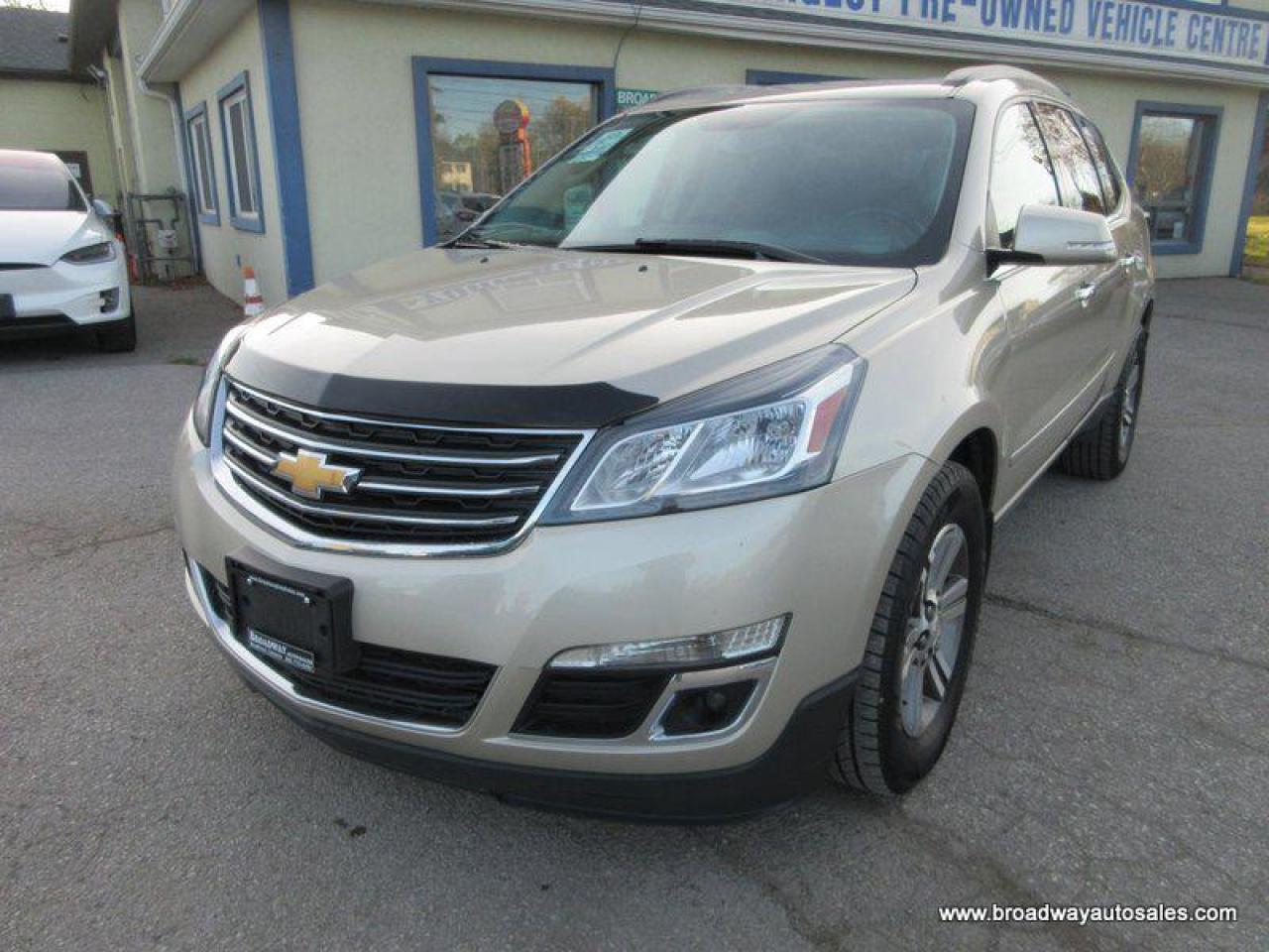 Used 2016 Chevrolet Traverse ALL-WHEEL DRIVE 2-LT-VERSION 7 PASSENGER 3.6L - V6.. CAPTAINS.. 3RD ROW.. LEATHER.. HEATED SEATS.. DUAL SUNROOF.. POWER TAILGATE.. BACK-UP CAMERA.. for sale in Bradford, ON