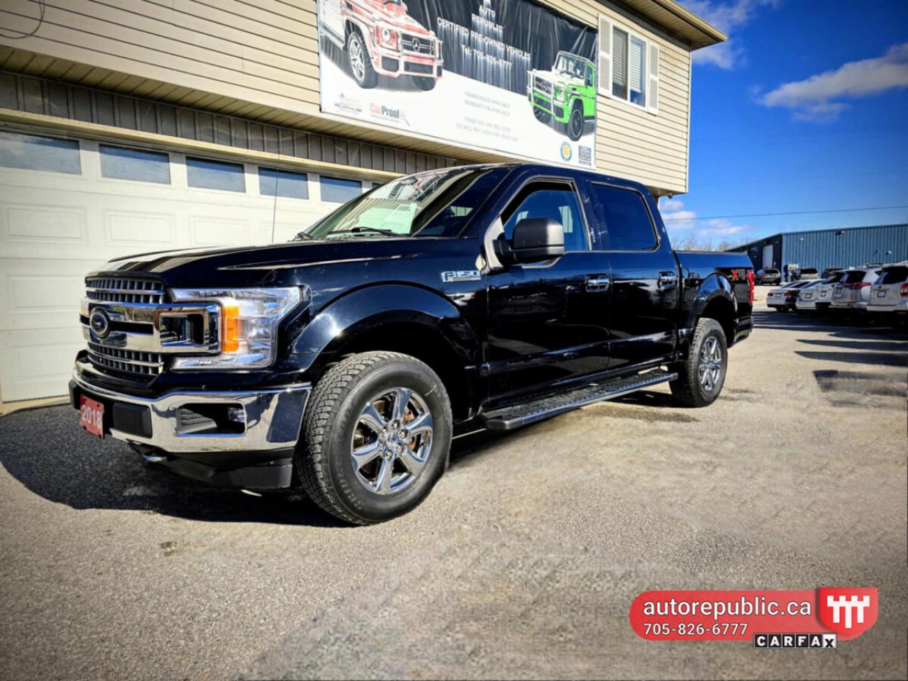 Used 2018 Ford F-150 XLT 4x4 Certified 6 Seater Super Clean for sale in Orillia, ON