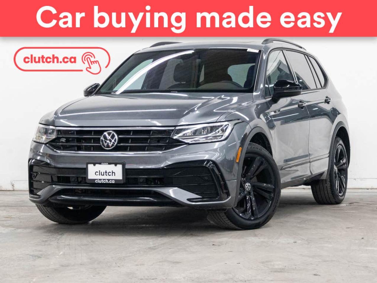 Used 2023 Volkswagen Tiguan Comfortline R-Line Black Edition AWD w/ Apple CarPlay & Android Auto, Panoramic Moonroof, Rearview Cam for sale in Toronto, ON