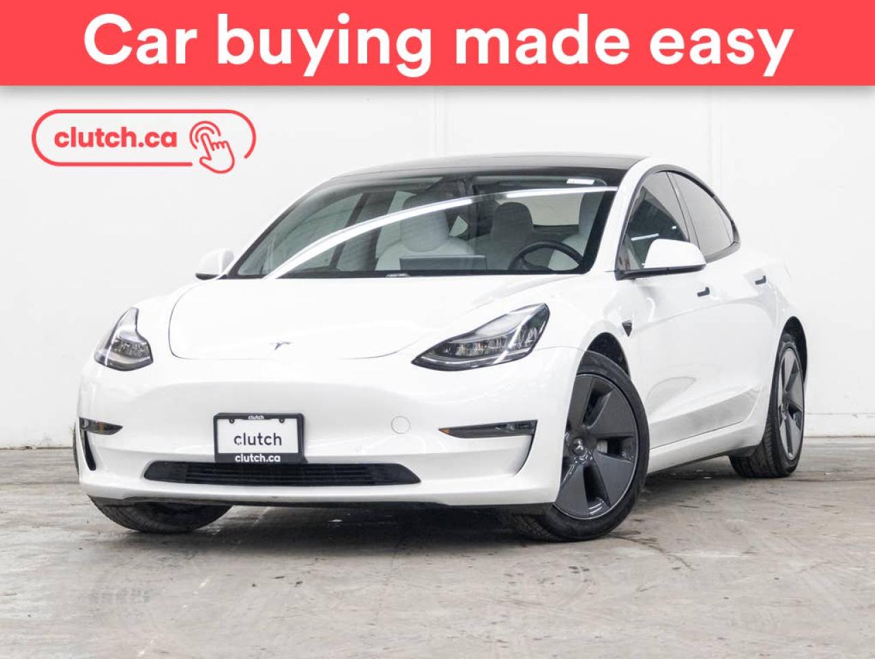 Used 2021 Tesla Model 3 Standard Range Plus w/ Autopilot, Nav, Glass Roof for sale in Toronto, ON