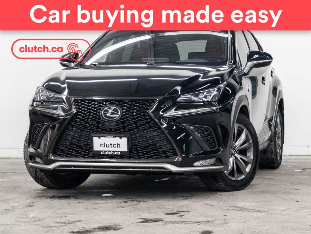 Used 2020 Lexus NX 300 AWD w/ Apple CarPlay & Android Auto, Dual Zone A/C, Power Sunroof for sale in Toronto, ON