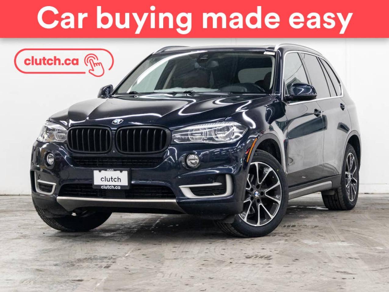 Used 2017 BMW X5 xDrive35i AWD w/ Apple CarPlay, Multi Zone A/C, Panoramic Sunroof for sale in Toronto, ON