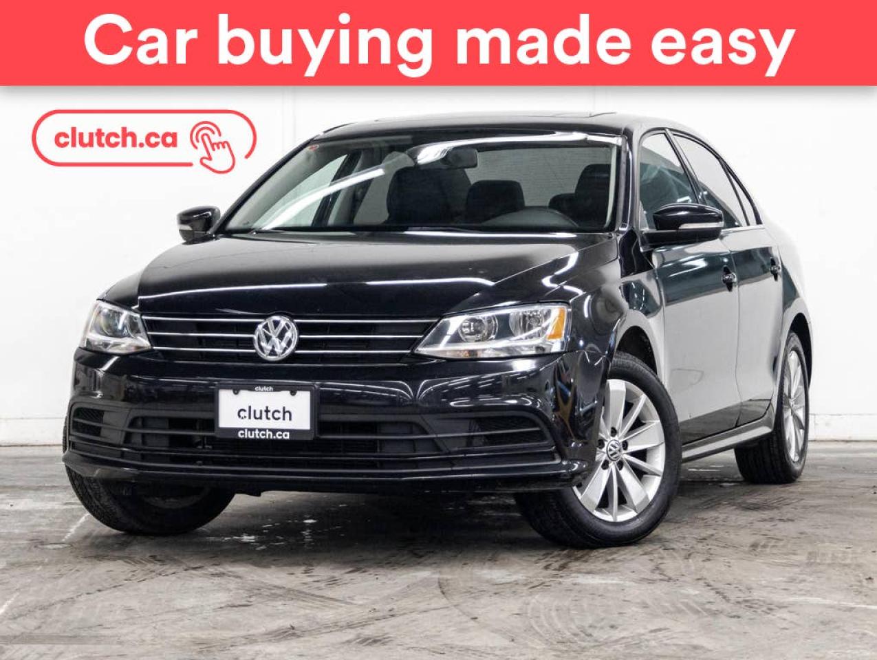 Used 2015 Volkswagen Jetta Trendline+ w/ Appearance Package w/ Heated Front Seats, Power Sunroof, Rearview Cam for sale in Toronto, ON