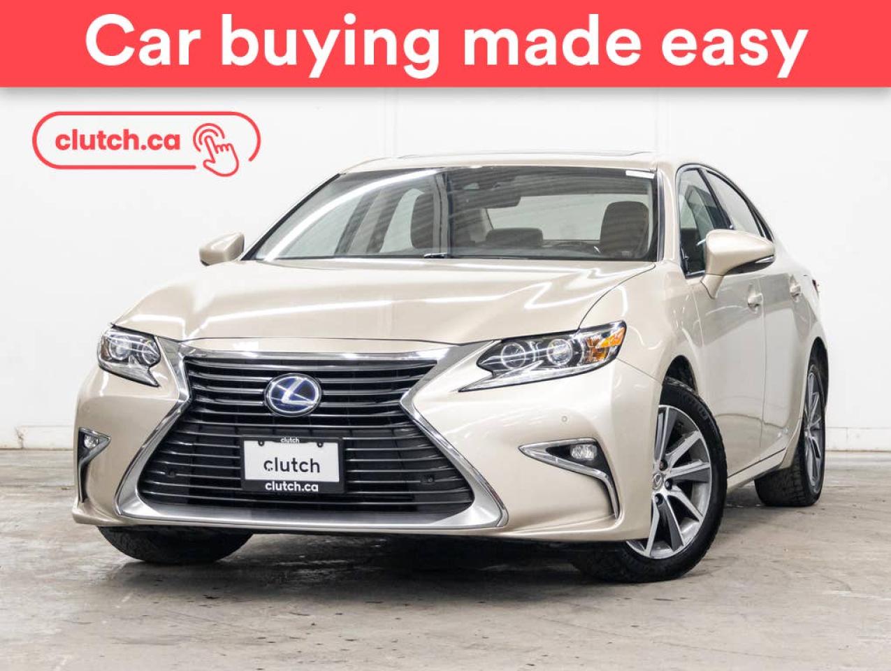 Used 2016 Lexus ES 300h w/ Heated & Ventilated Front Seats, Power Sunroof, Nav for sale in Toronto, ON