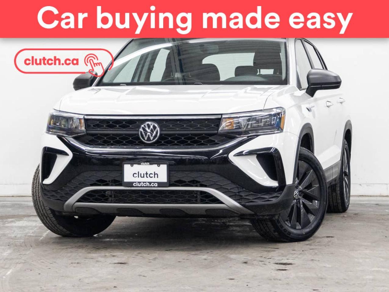 Used 2022 Volkswagen Taos Trendline AWD w/ Apple CarPlay & Android Auto, A/C, Rearview Cam for sale in Toronto, ON