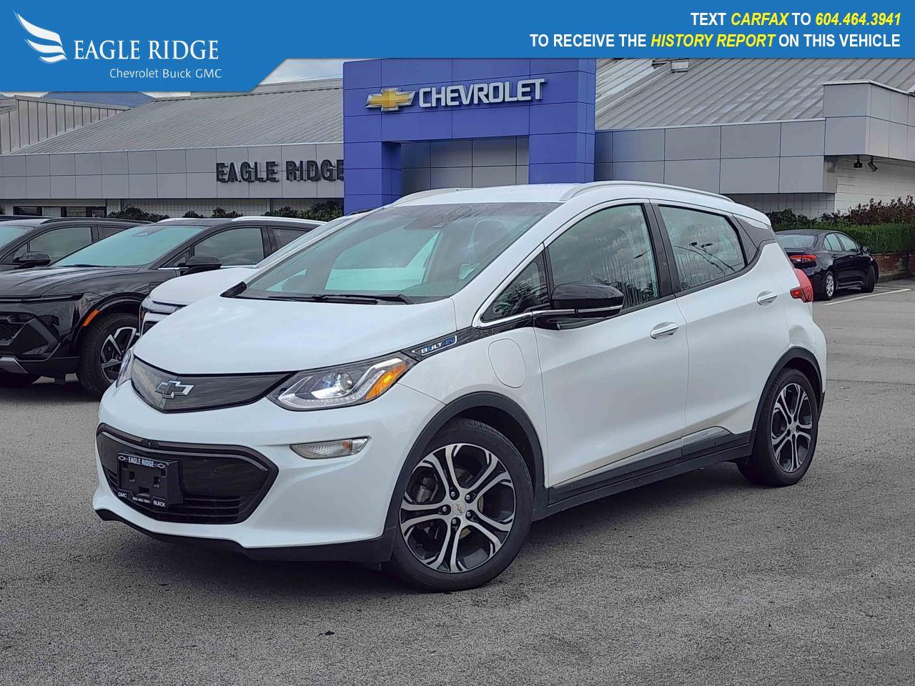 Used 2019 Chevrolet Bolt EV Premier Overhead console, Power steering, Power windows, Remote keyless entry, Speed control for sale in Coquitlam, BC