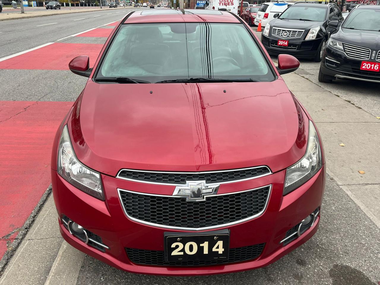 2014 Chevrolet Cruze 2LT-Leather-Backup Cam-Sunroof-Bluetooth-Alooys - Photo #2