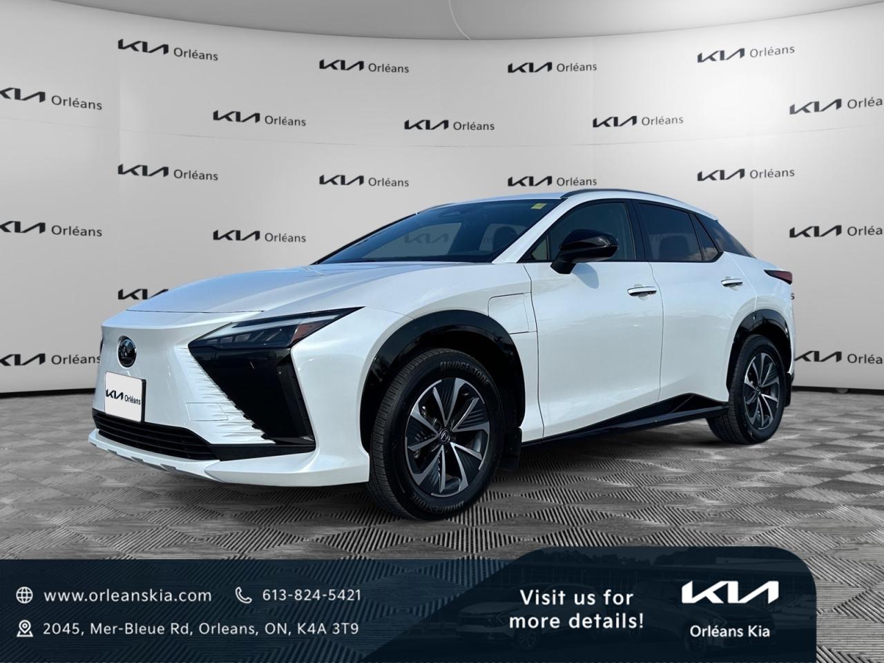 Used 2023 Lexus RZ 450e EV | PANO ROOF | LEATHER | NAV | LANE ASSIST | BACKUP CAMERA | LOW KMS | APPLE CARPLAY | ANDROID AUT for sale in Orleans, ON